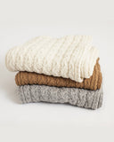 8 Cable Baby Alpaca Scarf