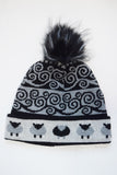Direct Black Sheep Hat with Pom