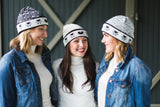 Black Sheep Hat with Pom