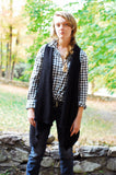 Basketweave Cascade-Front Vest